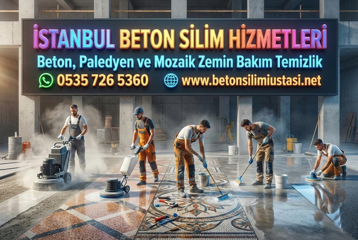 BETON, PALEDYEN VE MOZAİK ZEMİN BAKIM TEMİZLİK