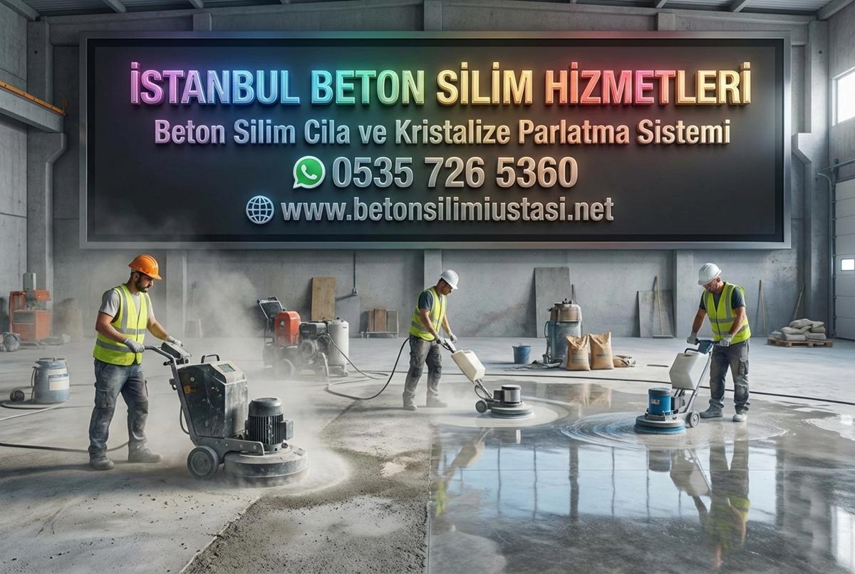 BETON SİLİM CİLA VE KRİSTALİZE PARLATMA SİSTEMİ
