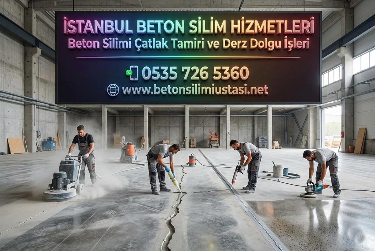 BETON SİLİMİ ÇATLAK TAMİRİ VE DERZ DOLGU İŞLERİ