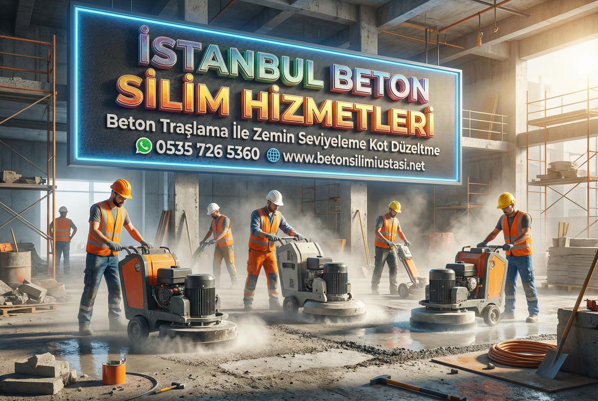 BETON TRAŞLAMA İLE ZEMİN SEVİYELEME KOT DÜZELTME