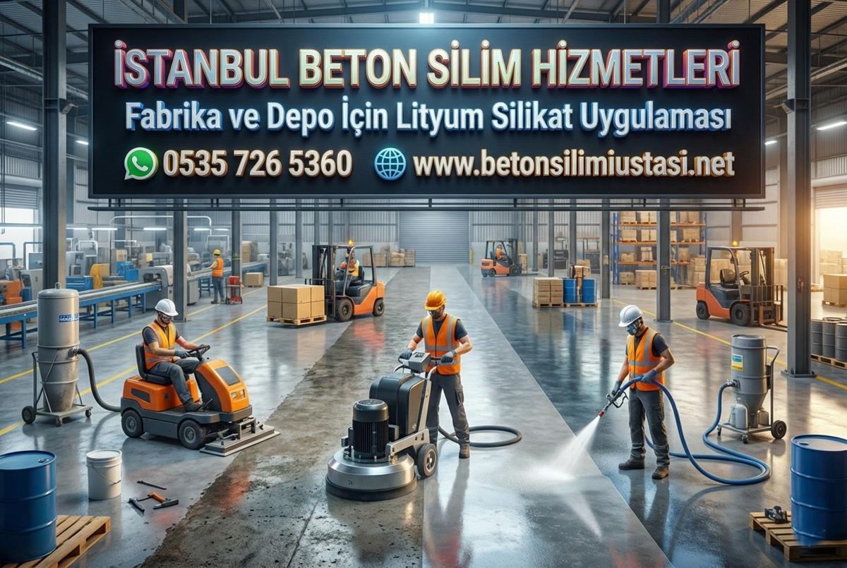 FABRİKA VE DEPO İÇİN LİTYUM SİLİKAT UYGULAMASI